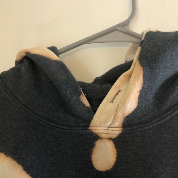HOME DEPOT BLEACH DYED GREY HOODIE RARE UNIQUE - Picture 4 of 6